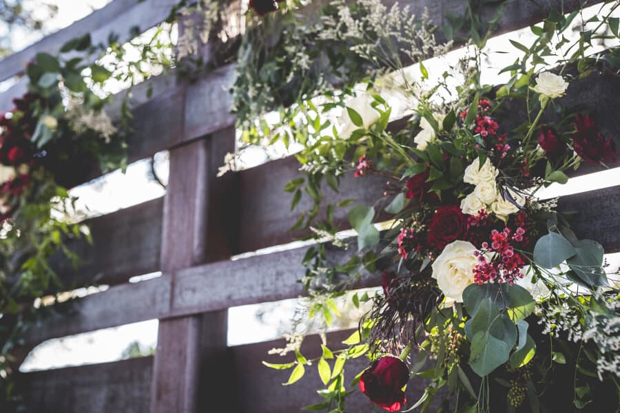 Ceremony Arbor with Flowers
