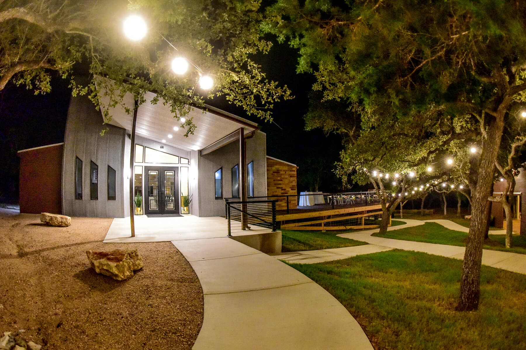 Venue Building at Night