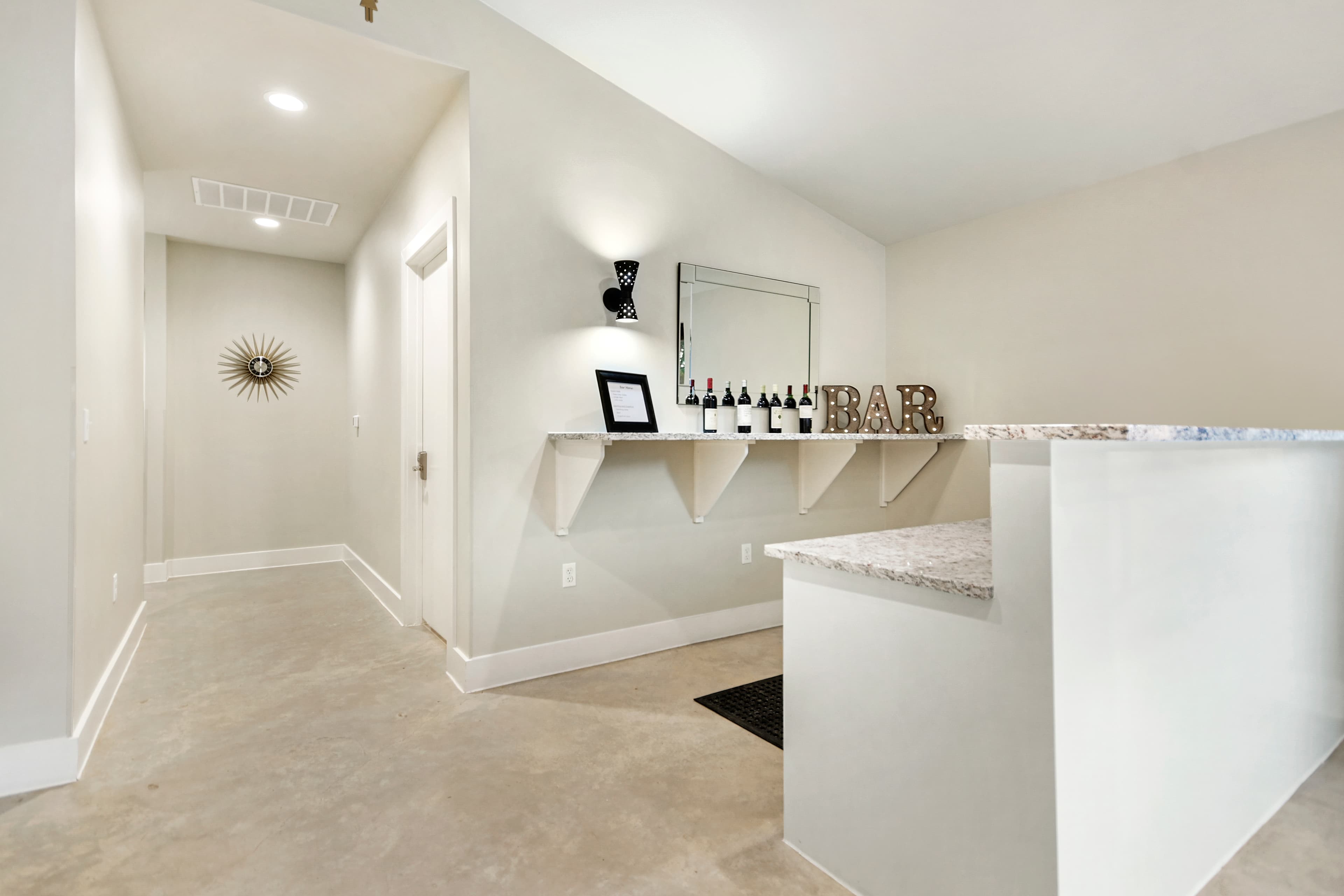 Custom Built-In Venue Bar