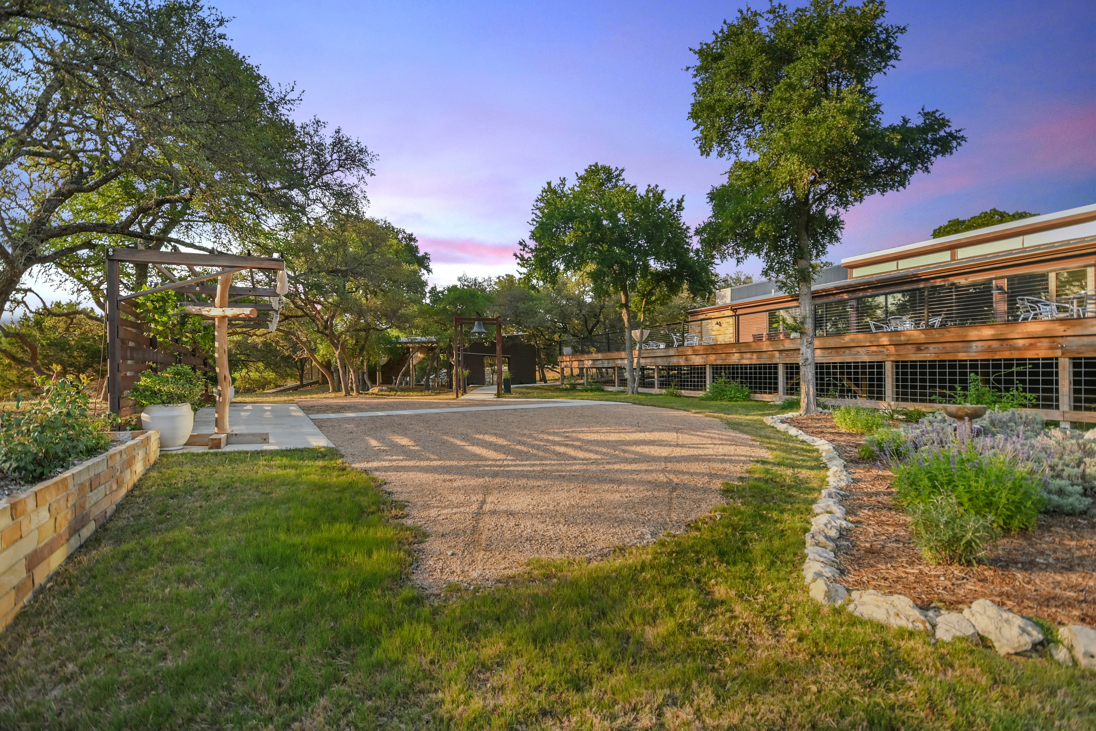 Shaded Outdoor Ceremony Area