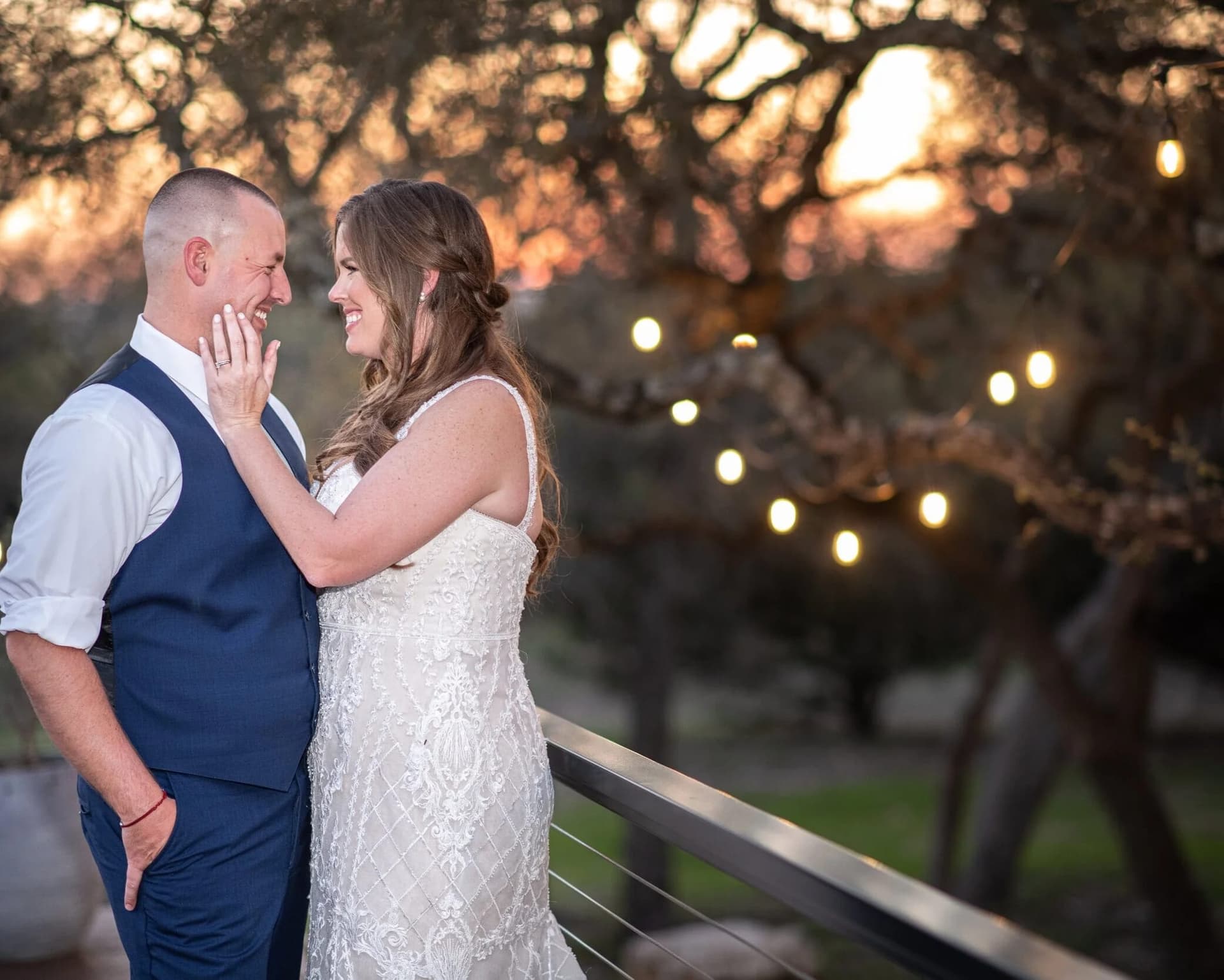 Romantic Sunset Couple Portraits