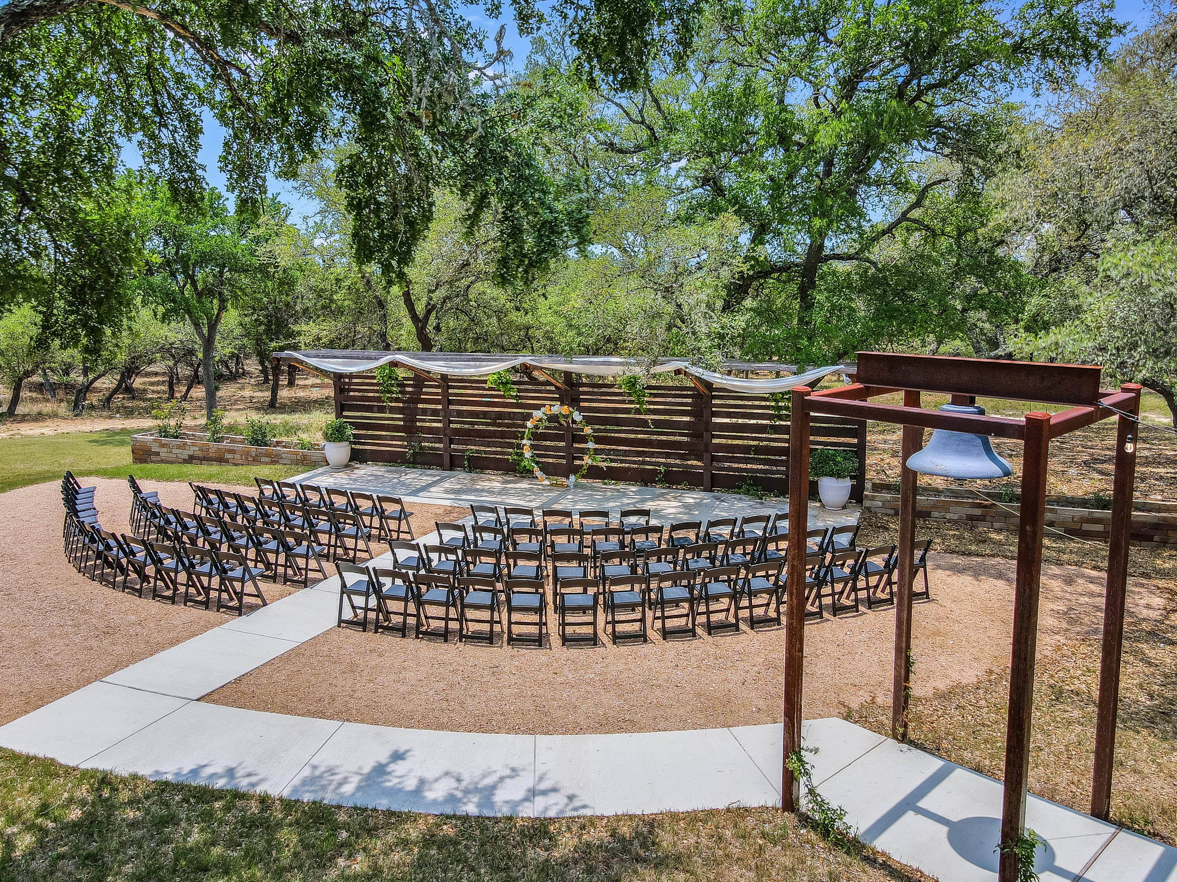Aerial View of Prima Vista Wedding Venue