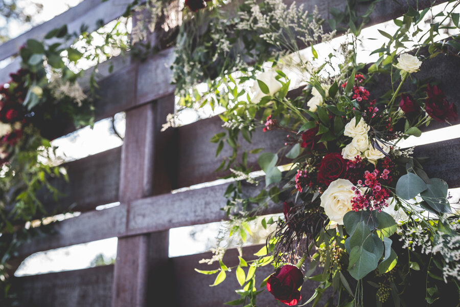 Ceremony Arbor with Flowers