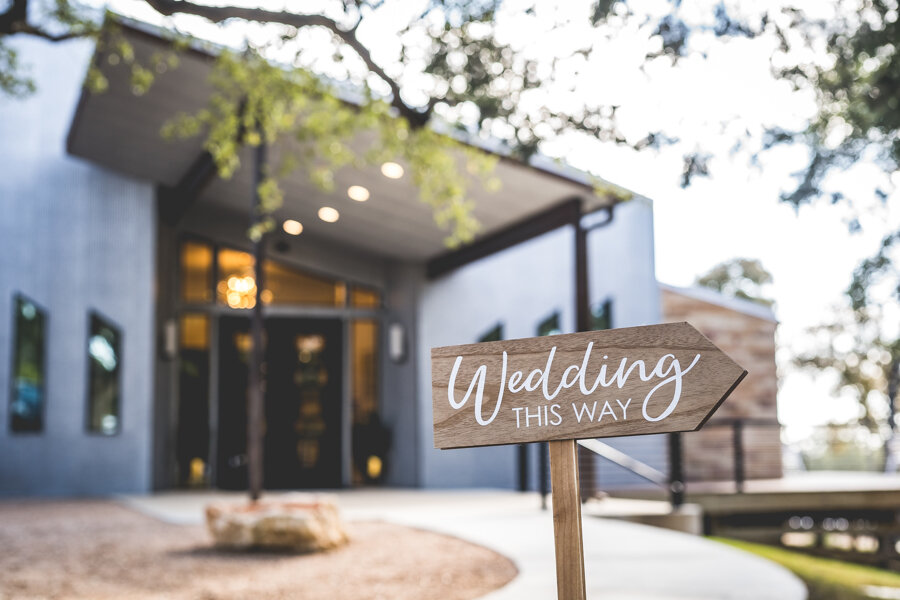 Wedding Signage Detail
