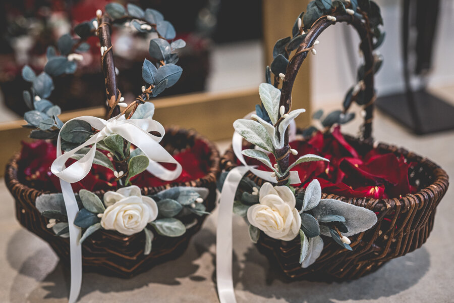 Flower Girl at Hill Country Wedding