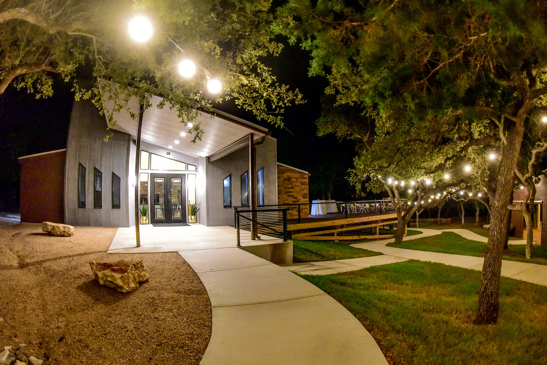 Venue Building at Night