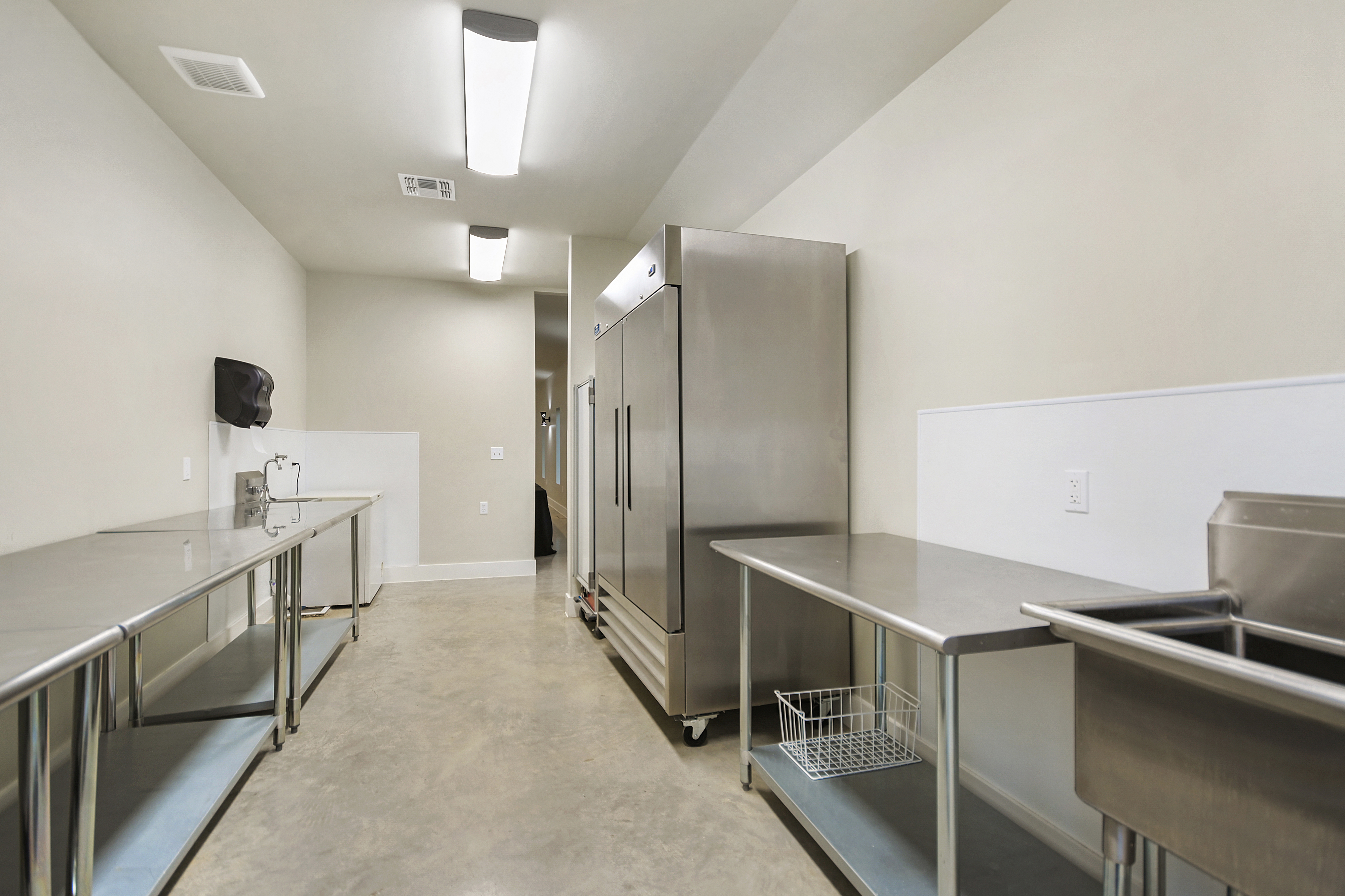 Professional On-Site Catering Kitchen