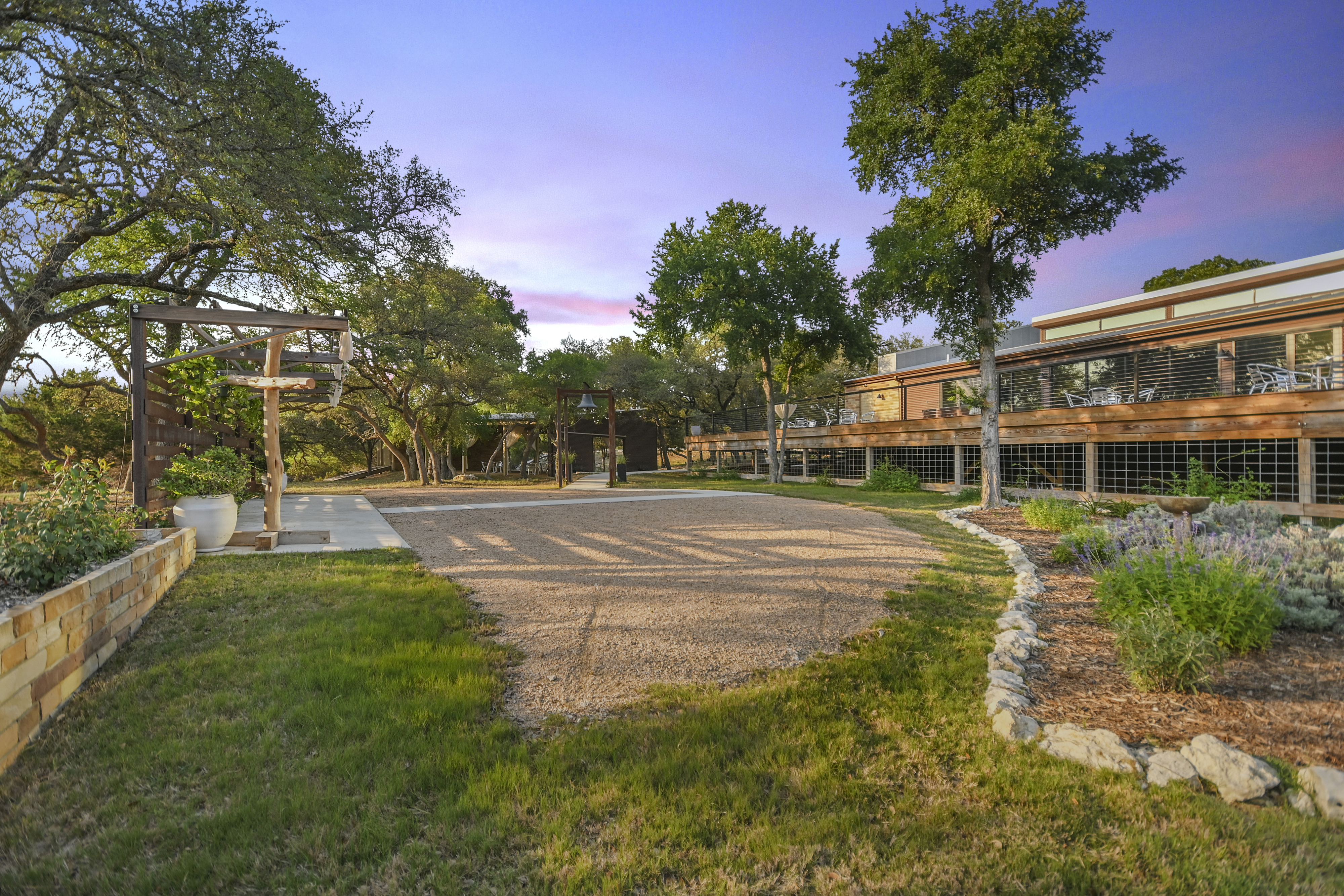 Shaded Outdoor Ceremony Area
