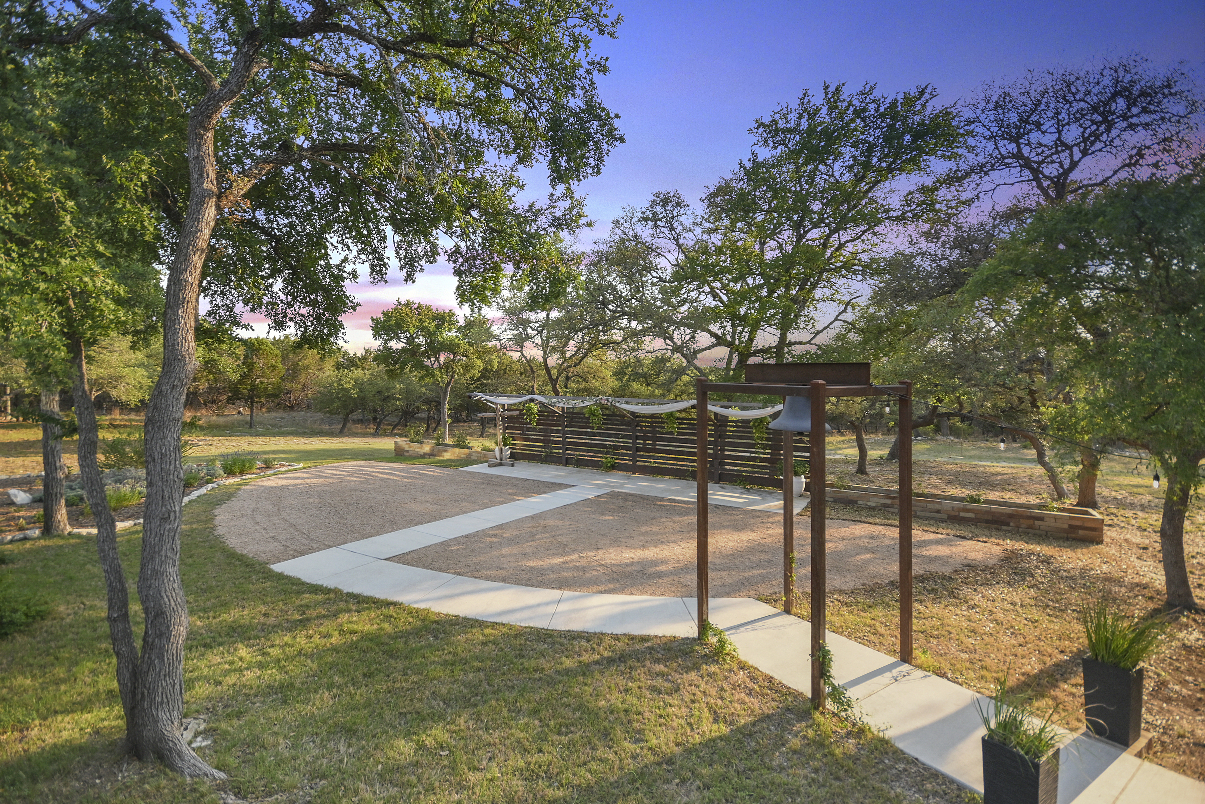 Stunning natural vista at Prima Vista serving as a blank slate for custom wedding designs